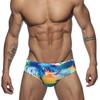 Men's Fashion Sexy Swim Brief Sexy Printed Swimsuit for Men Surfing Swimwear Low-Rise