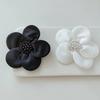 3D Beaded Applique Simplicity Flower Shape Cloth Stickers Detachable Imitation Pearl Flower Brooch Corsage Clothing Accessories