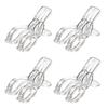 4PCS Anti-slip Drying Rack Holder Wind Proof Laundry Clothes Pins Quilt Clip  Household Organizer