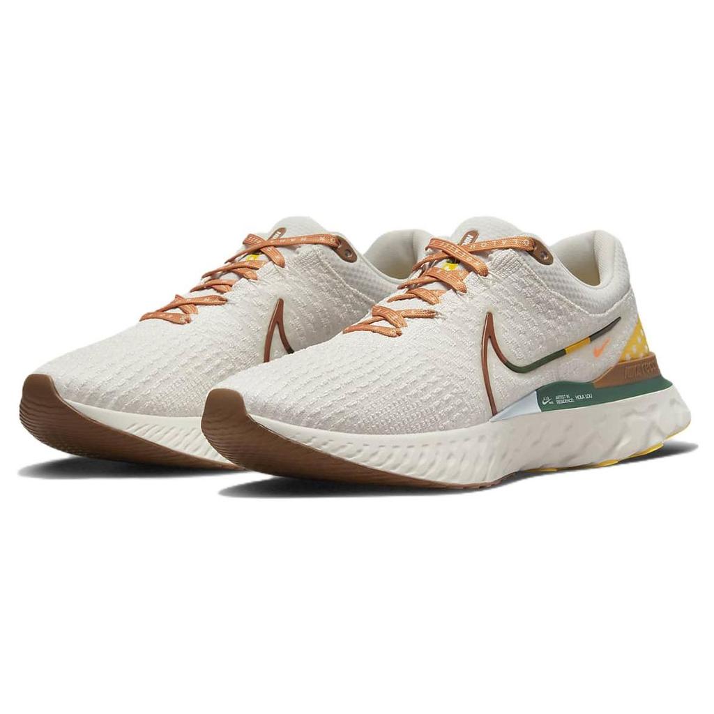 Привет, Lou x Nike React Infinity Run Flyknit 3 A.I.R. Кроссовки унисекс White Phantom Ale-Brown DO9496-001