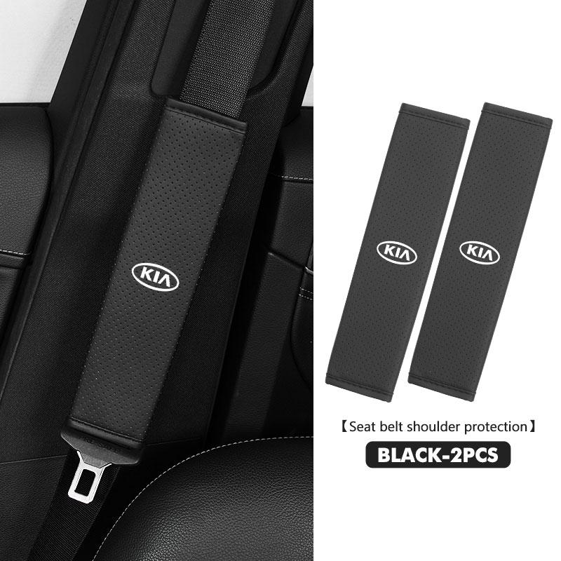 TTVF7 Universal Car Seat Belt Shoulder Protection Pad Accessories For KIA Ceed Sportage Rio K5 K2 Optima Cerato Proceed Venga