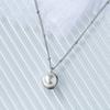 Sweet Beaded Imitation Pearl Necklace Women's Light Luxury Niche Design Stackable Stainless Steel Collarbone Chain Commuter Pendant