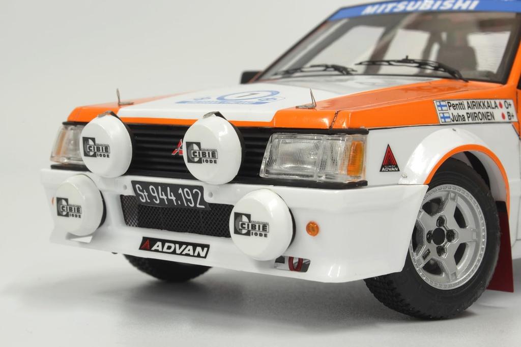 Platz/NuNu 1/24 Racing Series Mitsubishi Lancer Turbo 1982 1000 Lakes Rally Plastic Model Kit PN24018 (Car)