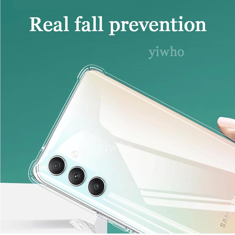Luxury Clear Soft Silicone Case For Samsung A34 5g Shockproof Transparent For Galaxy A 34 5G Mobile Phone Cases Back Covers