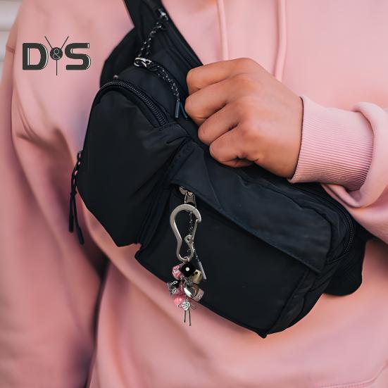 Keychain Pendant Dice Charm Lightweight Portable Acrylic Keychain Phone Bag Keyring Smooth Surface Keychain