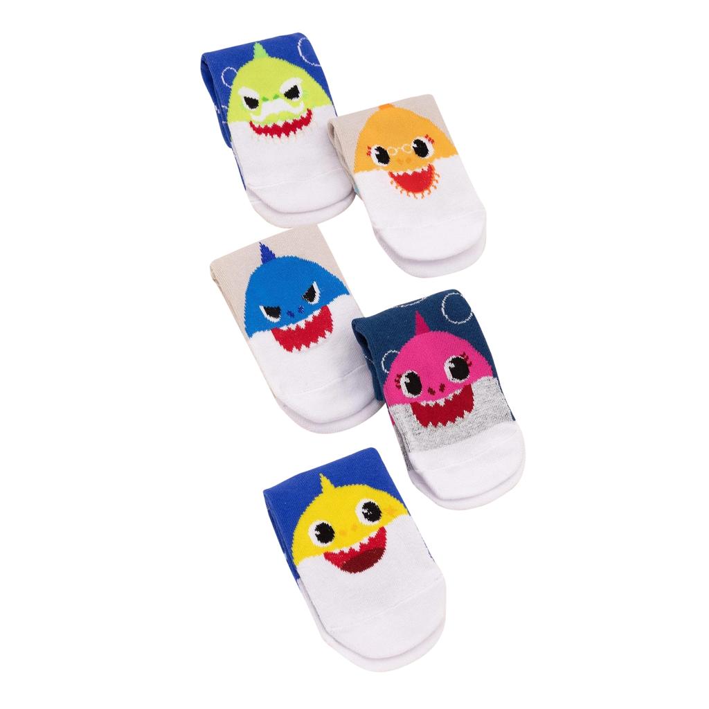Baby Shark Childrens/Kids Socks (Pack Of 5)