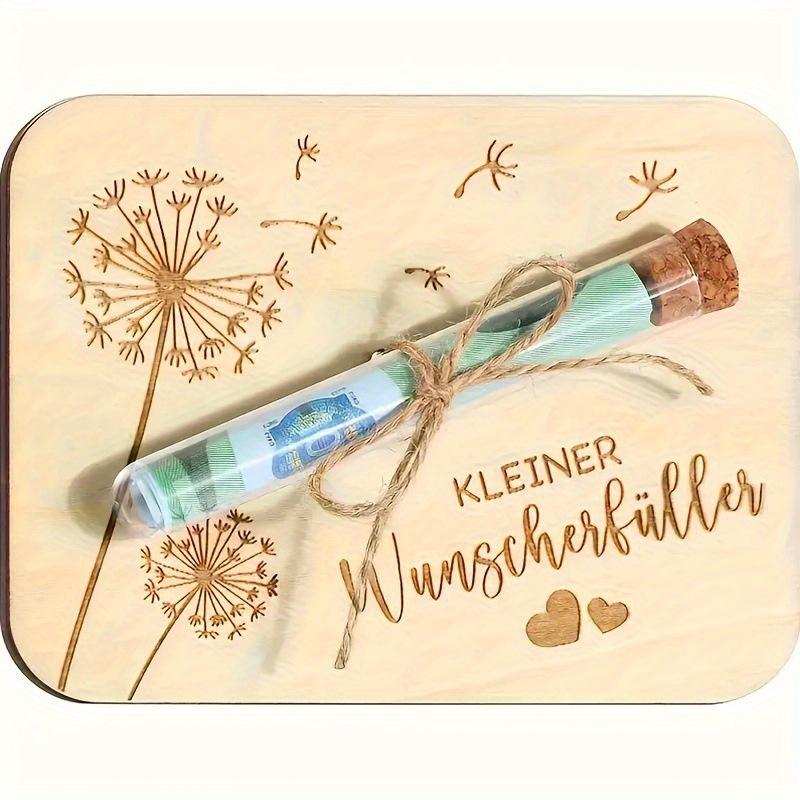 1 шт. Деревянный конверт для пожеланий, свадебный подарочный конверт, пробирки, поделки для свадебной вечеринки, подарки