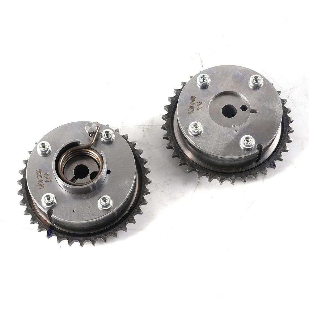 PANGOLIN 2pcs Intake&Exhaust Camshaft Adjuster Gear for Toyota Camry RAV4 Highlander Venza Car Parts 13050-0V010+13070-0V010