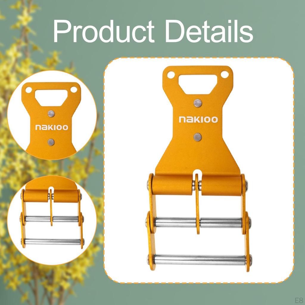 Quick Release Tool Belt Clip Buckle for Waistbag Accessory, Electricians, Universal Fit