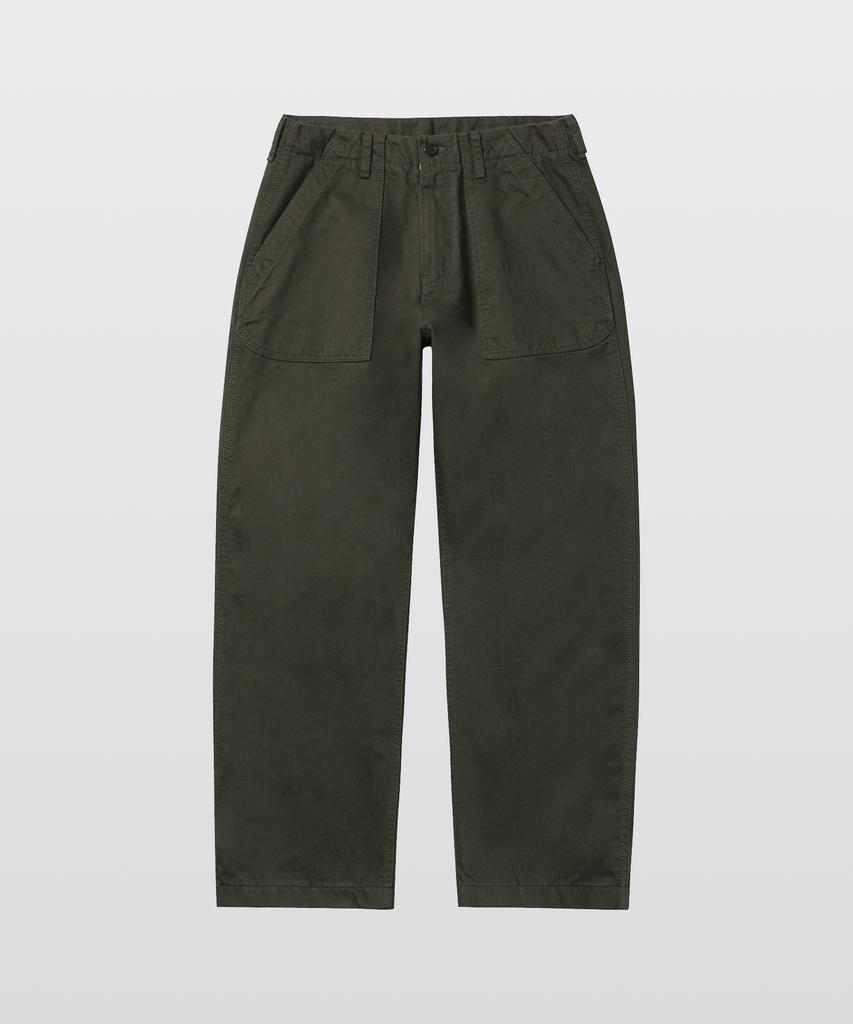 MANNERGRAM 1950 Classic Roadside Fatigue Pants Dark Olive