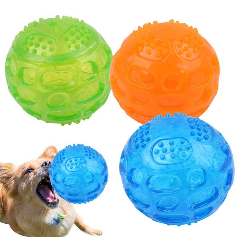 Pet Dog Chew Toy Ball Waterproof Toys Bite Resistant Teeth Balls For Dogs Training Tooth Cleaning