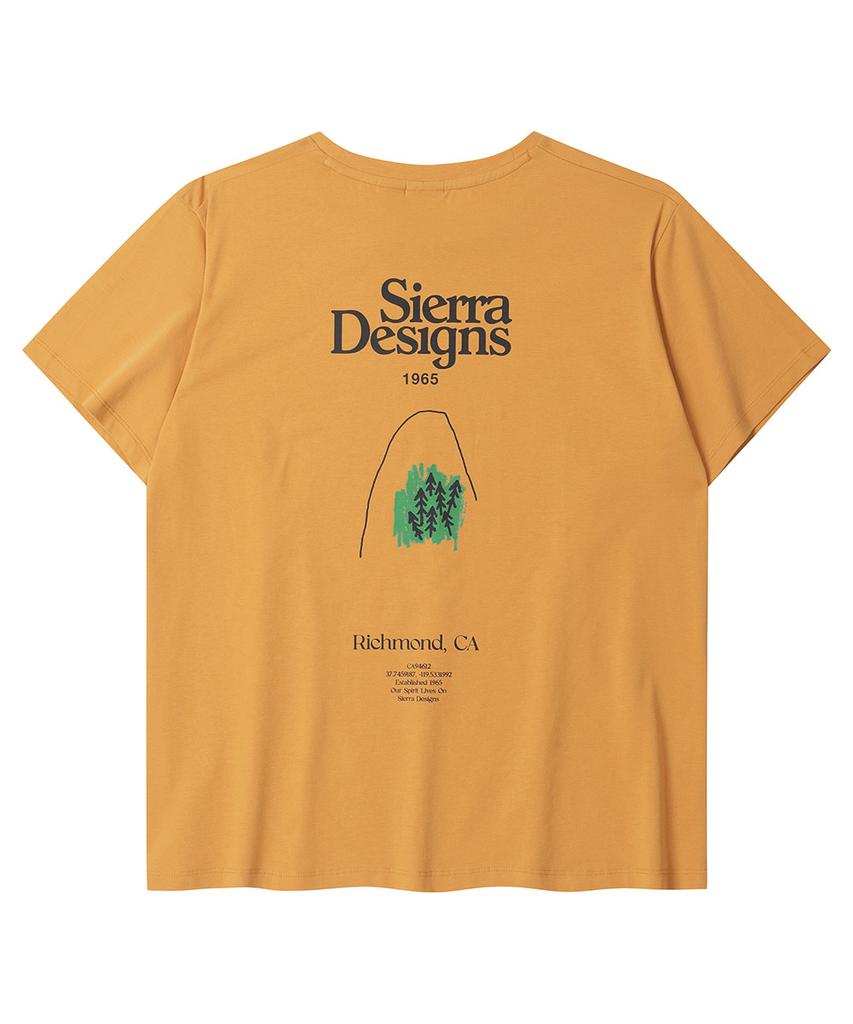 SIERRA DESIGNS W) Richmond Логотип Chill-Lite Короткий рукав Оранжевый