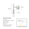 Modern Adjustable Rotaion Wall Light Minimalist Spotlight 7W LED Chandelier Reading Lights for Bedroom Hotel Night Book Lamp