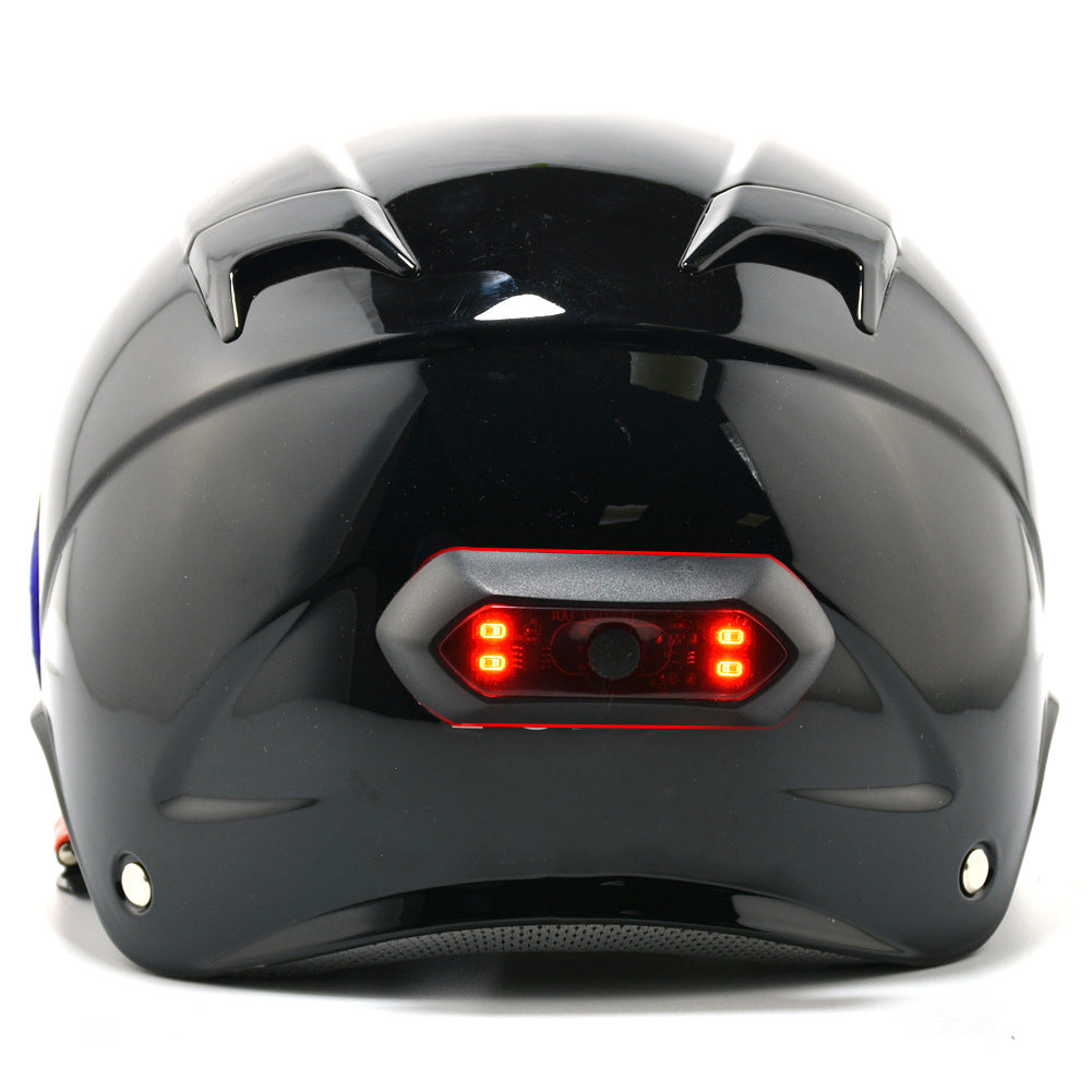 4 светодиодных фонаря для шлема, перезаряжаемые, для мотоцикла, велосипеда, сигнальная лампа, яркий мигающий водонепроницаемый с 3 режимами USB-света