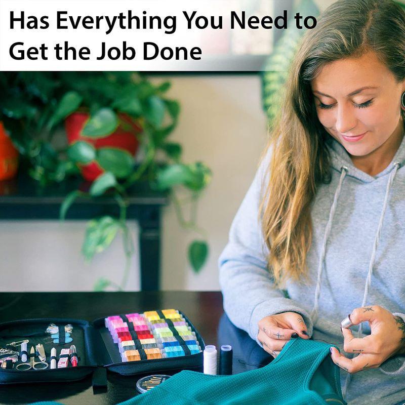 Наборы для шитья DIY Многофункциональный швейный набор для ручного шитья Стежки Вышивка Наборы швейных инструментов Нитки Швейные принадлежности