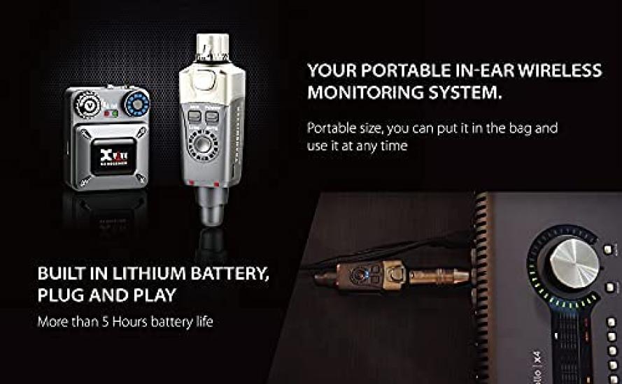 XVIVE XVIVE U4 Monitor Wireless System and Transmitter In-Ear (Receiver Set) XV-U4