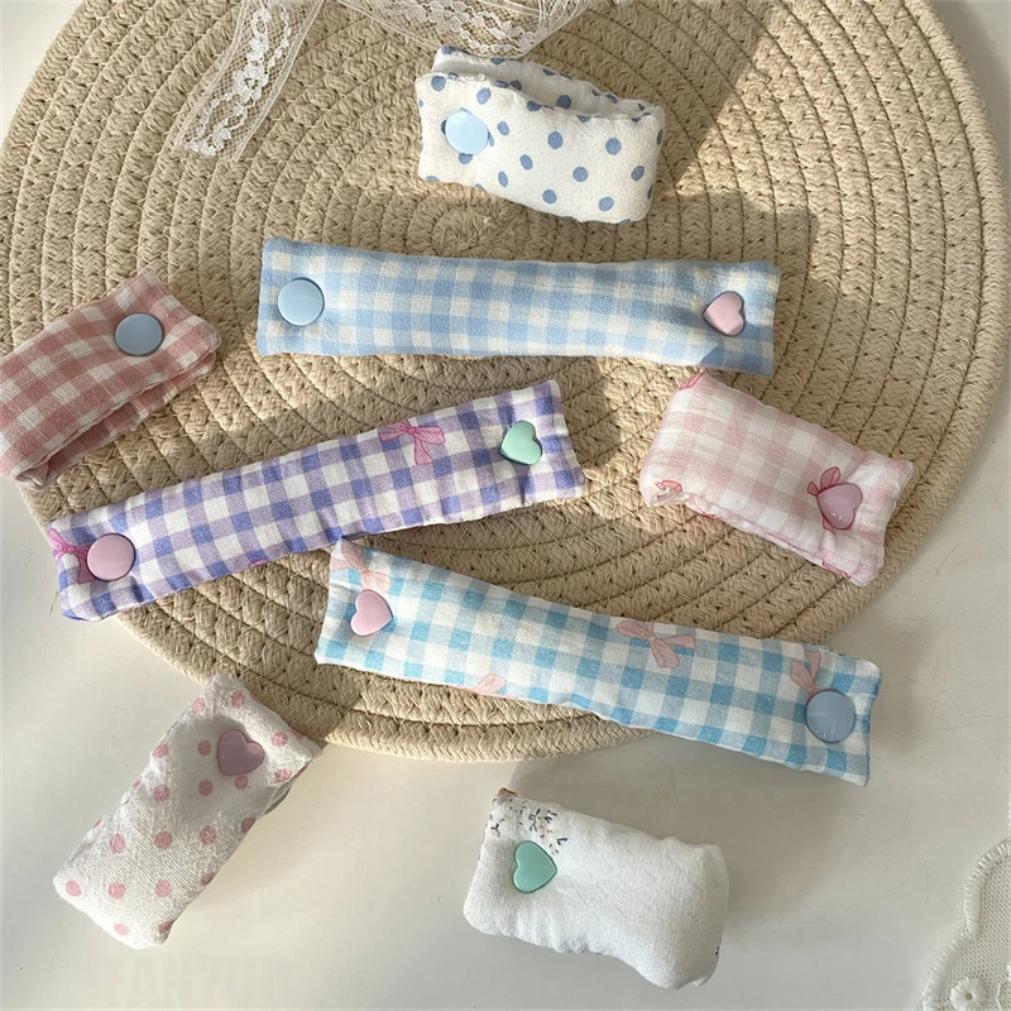 Органайзер для хранения кабелей с цветочным узором, держатель для зарядного кабеля, органайзер для кабеля наушников, тканевый, милый, фиксирующий, инструменты для организации