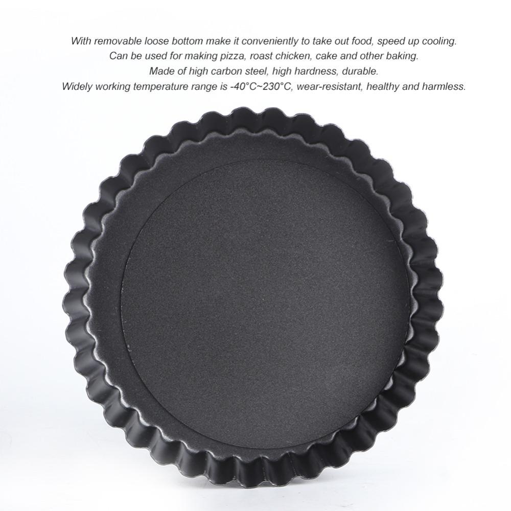 Carbon Steel Quiche Pan Non Stick Pie Pan New Tart Pan Oven Cooking