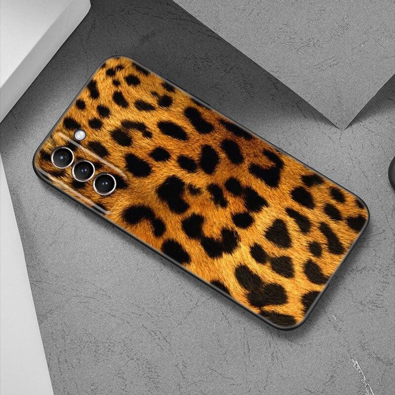 Модный чехол для телефона с тигровым леопардовым принтом и пантерой для Samsung Galaxy S22 Pro S21 S20 Ultra FE S10 Lite 5G S10E S9 S8 Plus