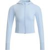 Куртка Meridian Stretch Soft Feel Training Short Slim Fit Hooded Jacket Women Jackets Cloud-Blue 1386618-464