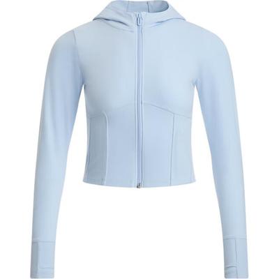 Куртка Meridian Stretch Soft Feel Training Short Slim Fit Hooded Jacket Women Jackets Cloud-Blue 1386618-464