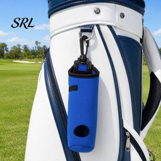 Golf Ball Tee Organizer Carry Bag with Clip, Hold 3 Balls & Tees, Carrier Pouch for Bag, Holder, Accessories
