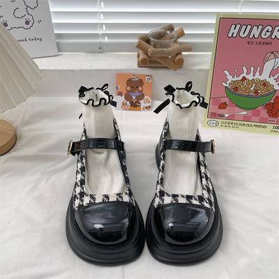 2024 Новинка 2024 Женская обувь Готические туфли на платформе Каблуки Туфли Мэри Джейн Туфли-лодочки Женские элегантные женские туфли на каблуке Zapatos De Mujer