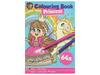 GRAFIX Coloring Book A5 64 Pages - Princesses