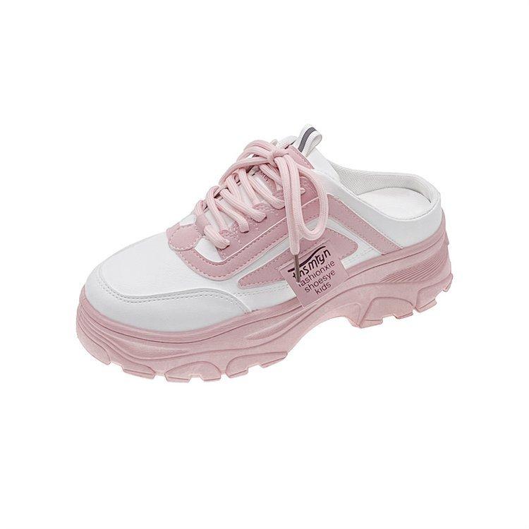 Популярные цветные туфли-полушапки с сумкой на голову женские туфли на платформе спортивные туфли для отдыха модные женские туфли маленькие белые туфли женские туфли для папы женские