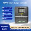 30A/ 60A/100A MPPT Solar Controller 12V 24V 36V 48V AUTO Battery Charger with LCD