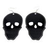 [N0741] - Black 'Skull' Designer Earrings