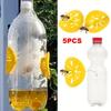 One Way Wasp Trap Funnel High Visibility Yellow Plastic 5/10/20Pcs for Backyard Beekeeping Insect Control