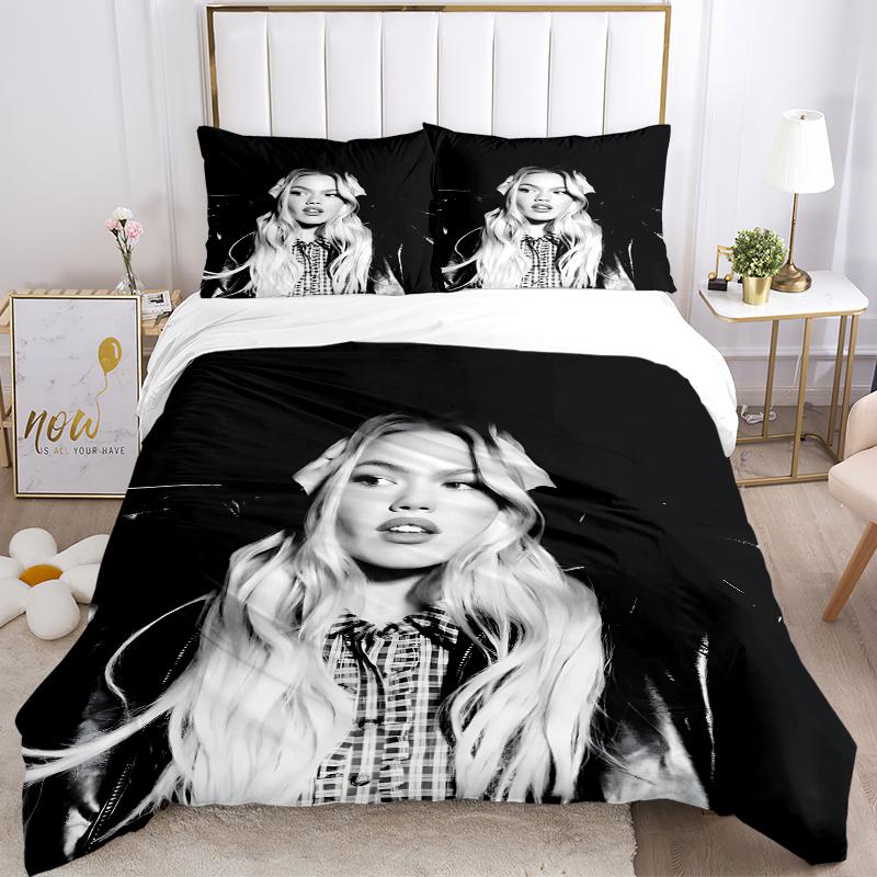 3Pcs Elegant Fashion Portrait Bedding Sets For All Sizes New 3D Printed Bed Cover Comforter Duvet Cover Pillowcase Bedroom Decoration