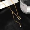 Banyan Tree S925 Silver Pig Nose Zircon Pendant Tassel Necklace for Women