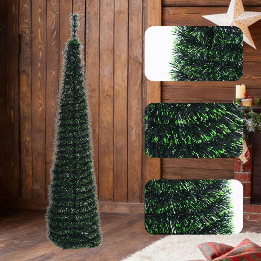 Lush Silhouette Artificial Christmas Tree Full-Shaped Holiday Decoration Xmas Tree Indoor