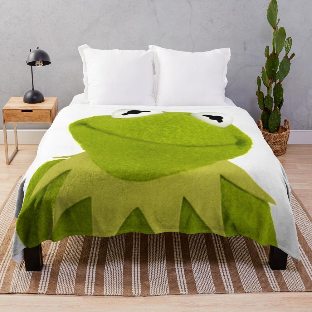 kermit the frog Throw Blanket