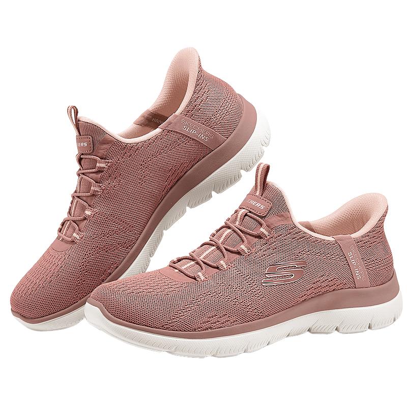 Skechers Женские вязаные спортивные слипоны 150284