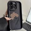 Художественный чехол-лицо в стиле Оперы для iPhone 16 Pro, 15, 14 и 13 Pro Max.