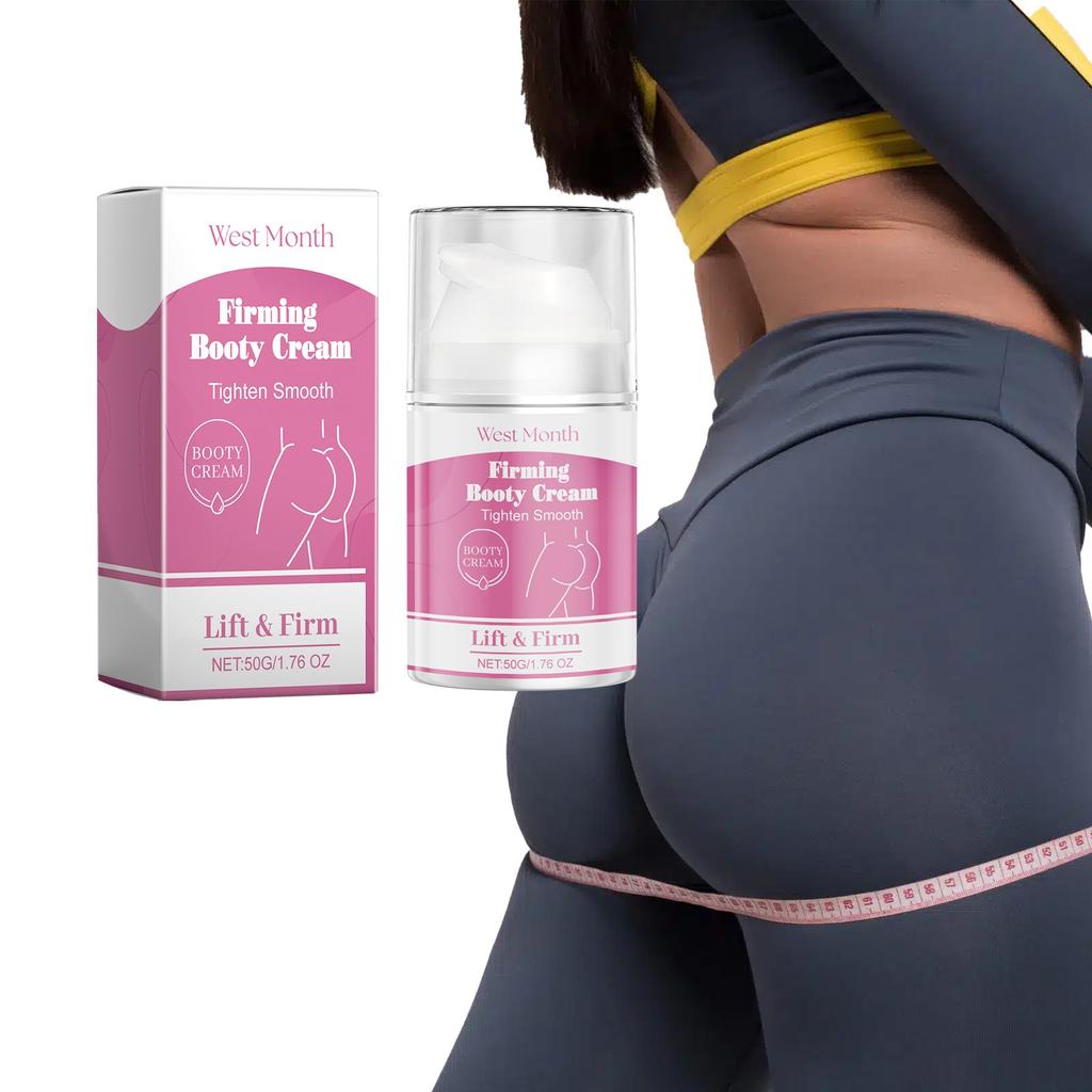 Booty Paste — укрепляющая и подтягивающая паста для тела для ягодиц, бедер и бедер — разглаживает и улучшает тон кожи — быстро впитывающаяся массажная паста для бедер