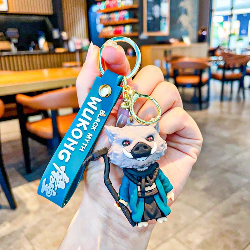 Myth Charming Black Wukong Keychain Ideal For Birthday Gifts And Occasions Special
