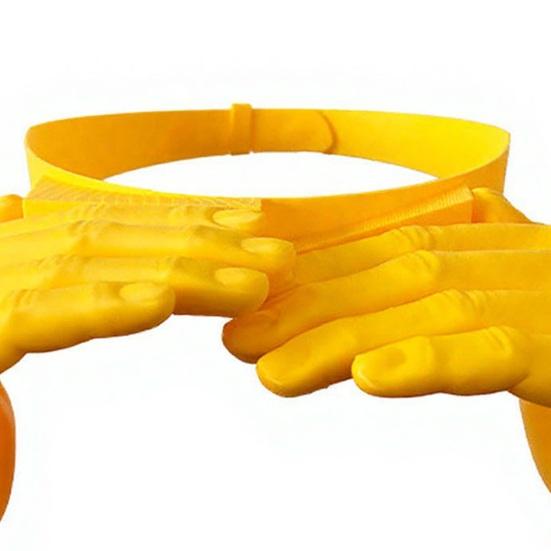 Ручной солнцезащитный козырек Солнцезащитная шляпа Легкая 3D-печатная шляпа с hands-free тенью для лица Защита от УФ-излучения Солнцезащитная шляпа в форме ладони для охлаждения
