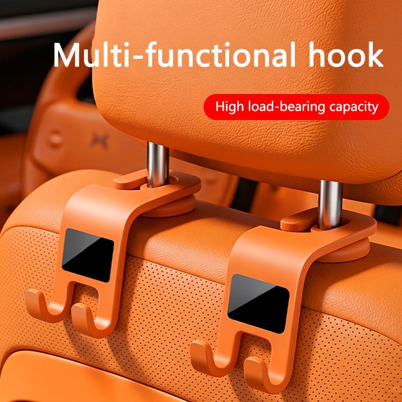 AGF3 Universal Car Seat Headrest Hook Hanger Multi-Purpose Storage Organizer For KIA K5 K9 Sorento Ceed Sportage Carnival Stinger