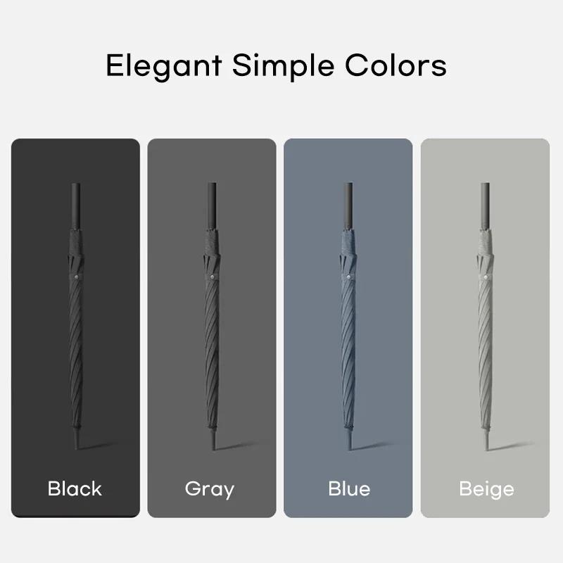 Большой зонт от дождя для мужчин 126 см большой длинный зонт корпорация двухслойный ветрозащитный уличный зонт для гольфа бизнес автоматический