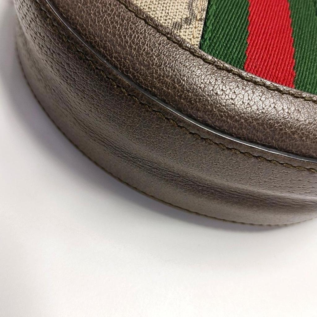 [Pre-Owned] Gucci Ophidia GG Mini Round Bag 'Beige' - Very Good #CNFHQ1