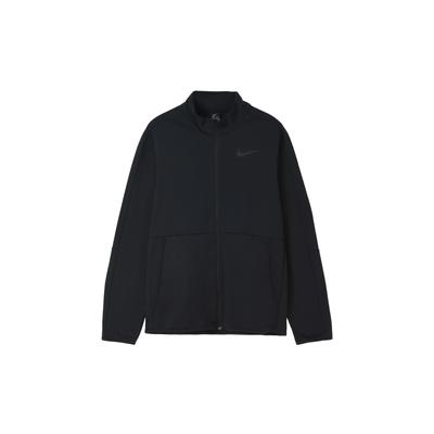 Вязаная тренировочная куртка с воротником-стойкой Dri-Fit с длинными рукавами, черные мужские куртки CU4948-010