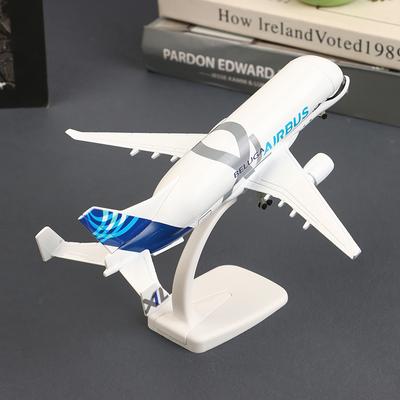 20 см Белый кит Транспортный самолет A300-600 Beluga Airlines Модель самолета Транспорт Белуга Литье из сплава Самолет Игрушка Модель