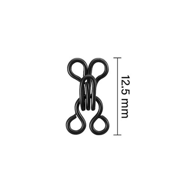 100Pairs Invisible Sewing Hook and Eye Closure for Clothing Bra Jacket Hooks Replacement Sewing Craft Buckle Garment Accessories