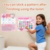 Таблица наклеек за успехи Приучение к туалету Формирование туалетных привычек Тренировочные наклейки Детская таблица для приучения к горшку для мальчиков и девочек