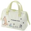 Skater Insulated Lunch Bag with Clasp Closure for My Neighbor Marching Design KGA1-A Women, Ghibli, Totoro,