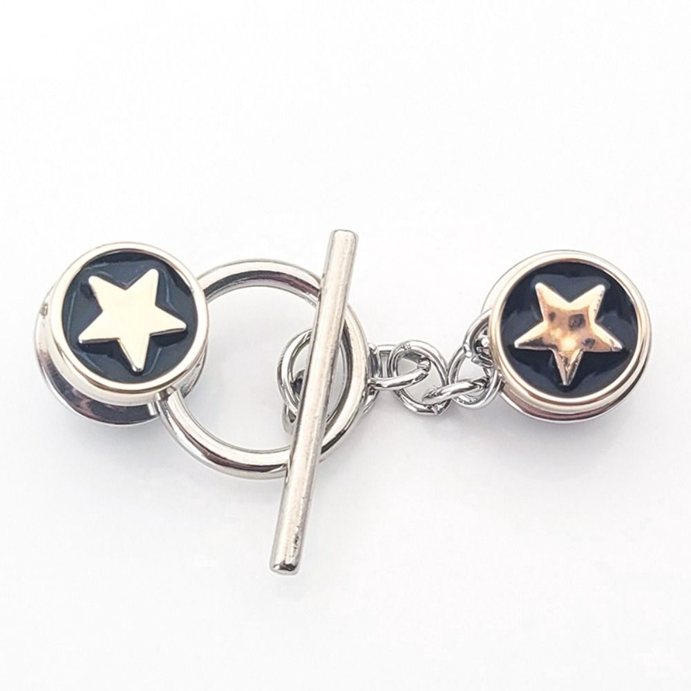 Crown Close Neckline Decorative Brooch Rabbit Star Fixed Clothes Pin  Loose Jeans